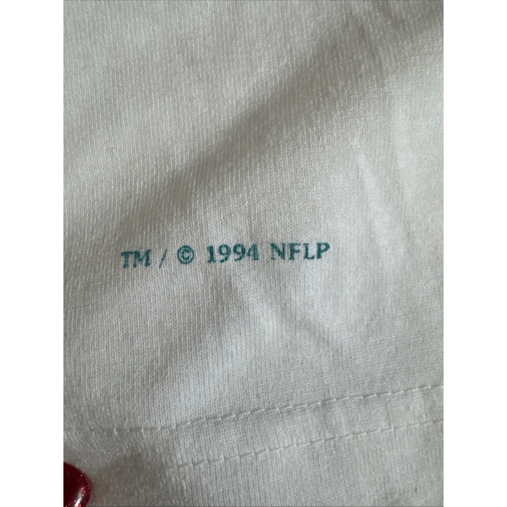Vintage Miami Dolphins Nutmeg Mills Oversized Shirt Men's Large 1994 - Picture 9 of 14